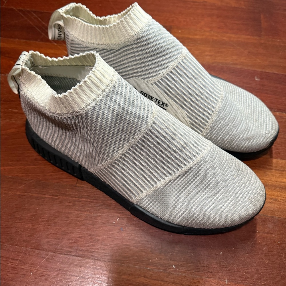GORE-TEX Cream Knit Sneakers